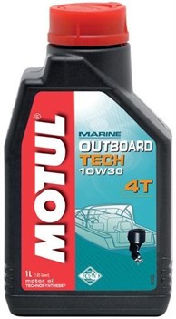 Масло MOTUL OUTBOARD TECH 4T 10W30 1 литр  106453 - фото 5927