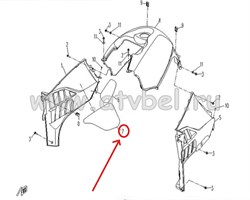 Прокладка теплоизоляционная 9010-040045 - фото 6087