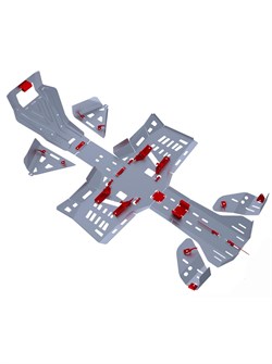 ЗАЩИТА ДНИЩА АЛЮМИНИЙ	BRP	OUTLANDER 1000/850/650/XMR G2 2019- - фото 7386