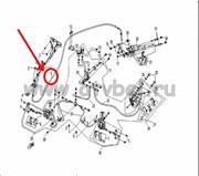 Трос стояночного тормоза 9030-080200